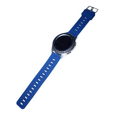Imagem de Pulseira de Silicone para Galaxy Watch 46mm - Gear S3 Frontier - Gear S3 Classic - Amazfit GTR 47mm - Amazfit Stratos - Gear 2 Neo - Gear Live - Marca Ltimports (Azul Night)