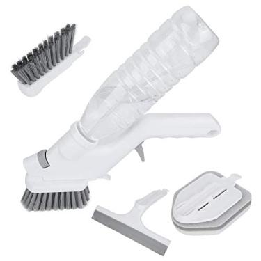 Imagem de Escova de limpeza, escova de limpeza em spray, ergonômica resistente e antiderrapante para pias limpas, fogão a gás