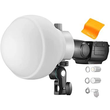Imagem de Godox Difusor de cúpula ML-CD15 com 3 adaptadores para luz de flash, Modificador de luz macia dobrável para Godox AD100PRO AD200PRO AD200 AD300PRO AD400PRO V1 V860II V860III TT685II TT600 ML30Bi ML60 ML60Bi