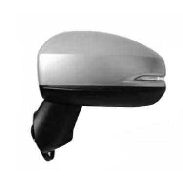 Imagem de Conjunto de espelho lateral do motorista adequado para HONDA FIT JAZZ 2015 2016 2017 acessórios de espelho retrovisor de carro substituição de espelho lateral com luz de seta, sem dobramento elétrico
