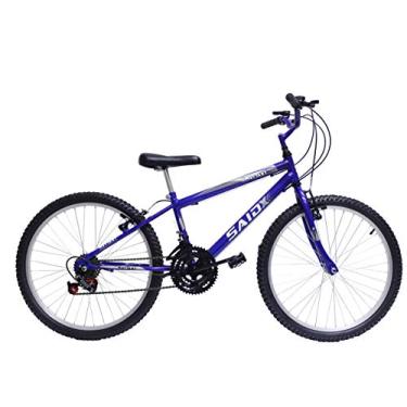 Imagem de Bicicleta de Passeio Saidx Bike - Aro 24 de 18 Marchas - Freios V Brake (Azul)