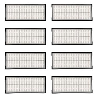 Imagem de (8 peças) Filtro HEPA para Roborock S7 S7+ S7 MaxV S7 MaxV Plus S7 MaxV Ultra S8 Pro Ultra S8 S8+, kit de acessórios de filtro de aspirador de pó robótico, peças de substituição 8 filtros