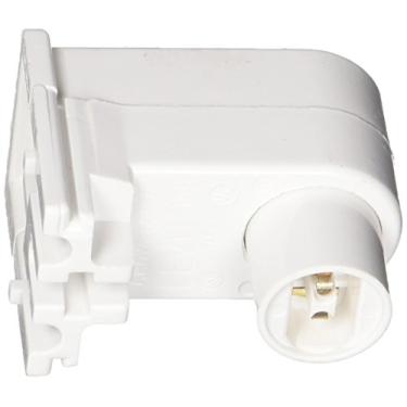 Imagem de Suporte de lâmpada fluorescente Leviton 13464-W, base de pedestal com ranhuras laterais de 20 GA