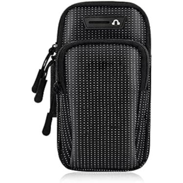 Imagem de Braçadeira Sports Com Saída De Fone Para Corrida cor Preto Pochete Sport