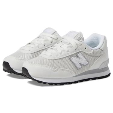 Imagem de New Balance Tênis infantil unissex 515, Reflexo/branco/cinza alumínio, 3 Wide Little Kid