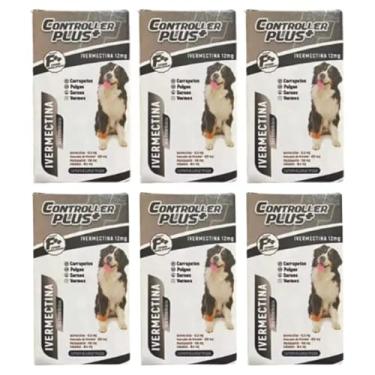 Imagem de Controller Plus - Remédio Anti Pulgas, Carrapatos, Vermes E Sarnas 24 Comp 60kg