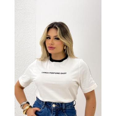 Imagem de Blusa T-Shirt Detalhe Mangas 502Ts004628 - Lança Perfume