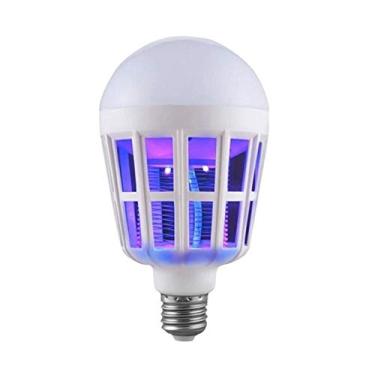 Imagem de LAMPADA LED ANTI INSETOS ARMADILHA MATA MOSQUITO PERNILONGO ZIKA DENGUE FEBRE AMARELA REPELENTE ELETRONICO DE TETO 15W BIVOLT