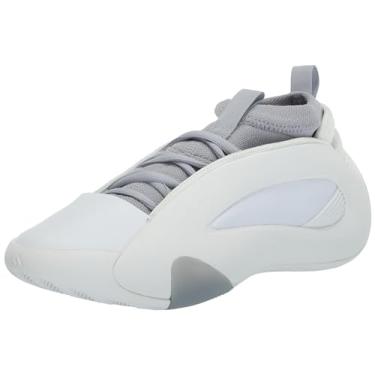 Imagem de adidas Tênis masculino Harden Volume 8, Branco/prata halo/preto, 19