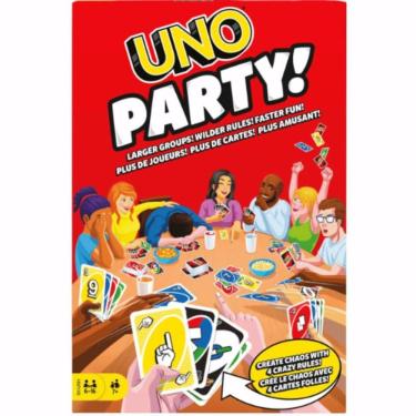 Imagem de Jogo Uno Party Cartas Especiais 224 Cartas 7+ Mattel