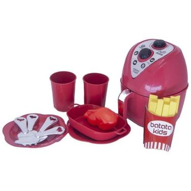 Imagem de Kit Menino Cozinha Liquidificador Air Fryer Chef Legume 19P