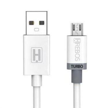 Imagem de Cabo Turbo V8 Tipo-C IOS Samsung Motorola 1m e 2m Hrebos