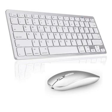 Imagem de Teclado bluetooth e mouse recarregável para MacBook Air 13 M1 M2 - wei