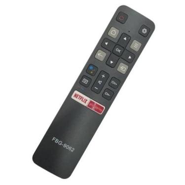 Imagem de Controle Remoto TV SMART TCL NETFLIX E GLOBOPLAY Compatível 9062 - FBG