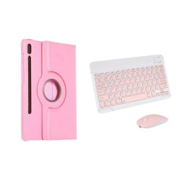 Imagem de Capa Com Teclado E Mouse Bluetooth P/ Tab Galaxy S7 Fe 12.4 - Fam