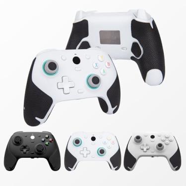 Imagem de TALONGAMES Controller Grips Tape Compatible with GameSir G7 HE / G7 SE / G7, Anti-Slip, Sweat-Absorbent, Textured Skin kit, for Controllers Handle Grips (Lite Version - Black)