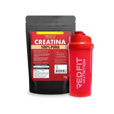 Imagem de Suplemento em Pó Red Fit Nutrition 100% Puro Importado Creatina 1Kg-Unissex