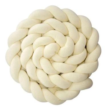 Imagem de Trança 4m Protetor Berço E Cama Montessoariana Cores Lisas - LuckBaby,