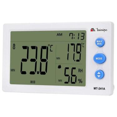 Imagem de Relógio Termo-Higrômetro Digital Sensor Interno e Externo - MINIPA