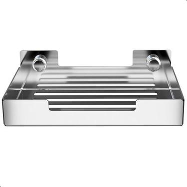 Imagem de Porta Sabonete De Banheiro Saboneteira Parede Inox F.ELG - FassinShop