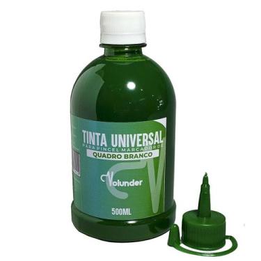 Imagem de Tinta Pincel Marcador Quadro Branco 500 ml Volunder, Verde