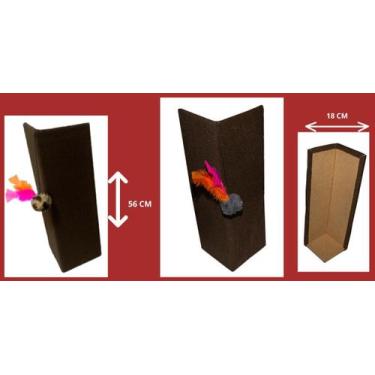 Imagem de Arranhador Gato Cama Box Sofá Canto Kit 2 Unidades - Begin Pet