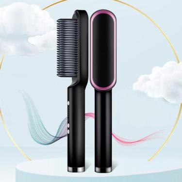 Imagem de Escova 3 em 1 Modeladora Secadora Profissional Hair 110/220v Bivolt - 