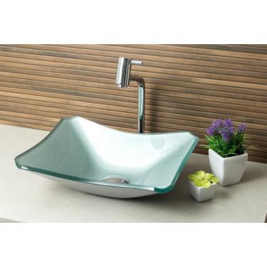 Imagem de Kit Banheiro Cuba Retrô 38 + Torneira Link + Válvula + Sifão - Lopazzi