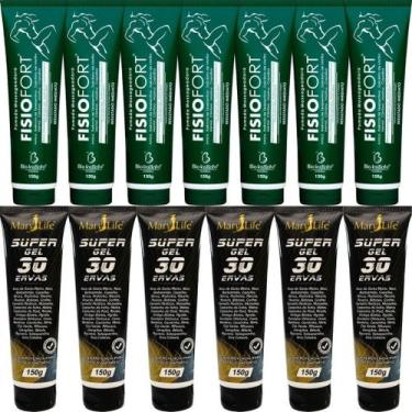 Imagem de Revenda Atacado 7 Pomada Massageadora Fisiofort 150g + 6 Super Gel 30 