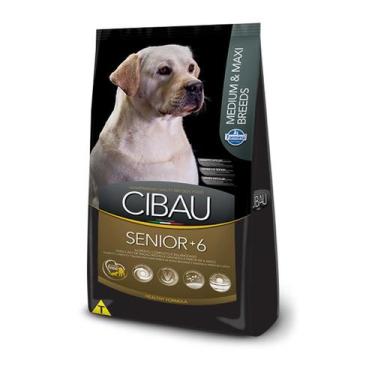 Imagem de Ração Seca Cibau Medium e Maxi Senior 6  para Cães Adultos de Raças Mé
