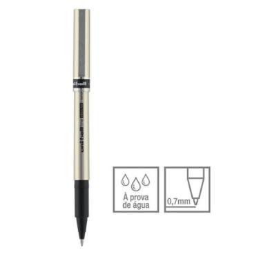 Imagem de Caneta Rollerball Ub-177 Fine Deluxe 0.7 Uniball  A escolha,  Preto