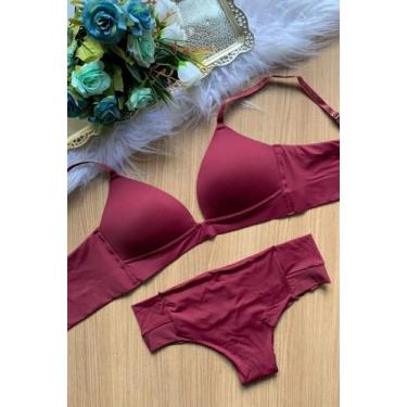 Imagem de Conjunto Sutiã e Calcinha Confort em Microfibra - DELICADAS MODA ÍNTIM