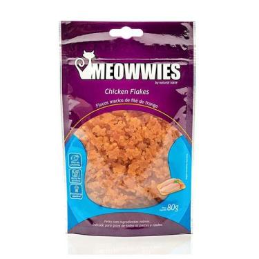 Imagem de Snack Meowwies Chicken Flake para Gatos 80g