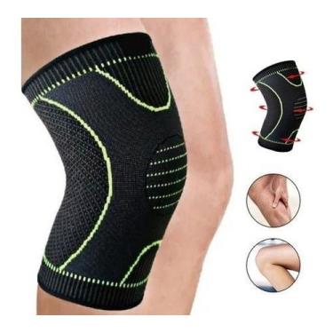 Imagem de Joelheira Tensor Muscular Protege joelho corrida1 Par - ZEM