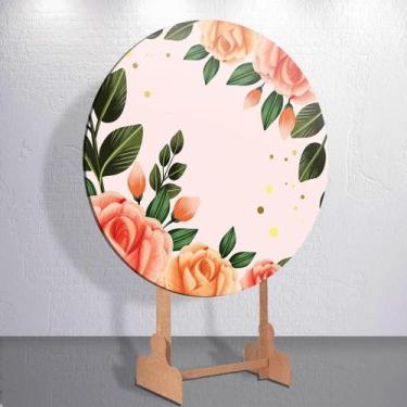 Imagem de Painel Redondo Dia Das Mães Para Festa 3d Sublimado 1,5m - Thuco Decor