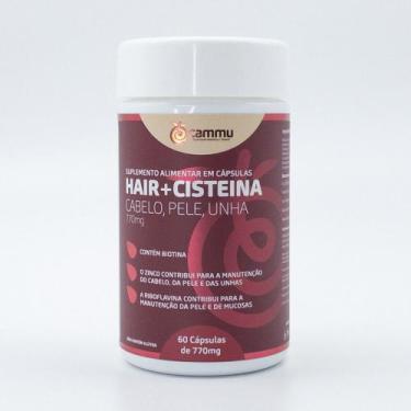 Imagem de Hair + Cisteína 60 Cápsulas de 770mg: O Melhor para Seus Cabelos e Unh