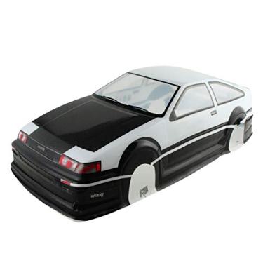 Imagem de Manrock 1/10 Scale RC Painted Drift Racing Touring Onroad Car Body Shell AE86 Black and White