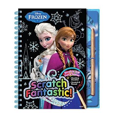Imagem de Bendon Disney Frozen Elsa & Anna Coloring and Activity Book Scratch Fantastic (Scratch Off)