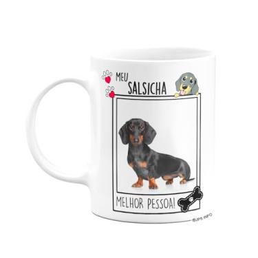 Imagem de JPS INFO, Caneca Dog - Meu Salsicha Dachshund - Com foto personalizada