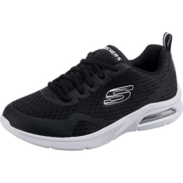 Imagem de Skechers Tênis masculino Microspec Max (criança pequena), Preto, 1 Little Kid