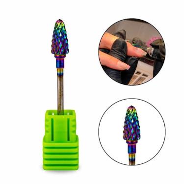 Imagem de Broca C-Colouful Bullet St Tungstênio Unha Gel Fibra Vidro