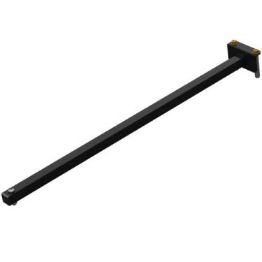 Imagem de SUPORTE REFLETOR FACHADA BANNER BRAÇO 60 cm - MULTIFORMA, Preto