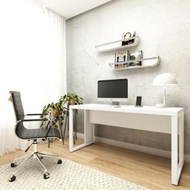 Imagem de Mesa Escrivaninha Industrial 1,50m x 0,60m Br Pés Metal F5 - F5 Office