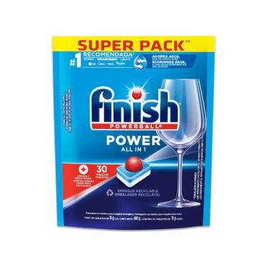 Imagem de Detergente para Lava Louças em Tabletes Finish 30 Unidades, Original