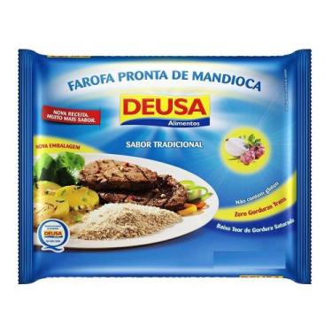 Imagem de Farofa pronta tradicional deusa sachê 30g c/ 10 unidades