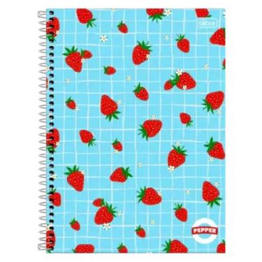Imagem de Caderno Universitário Espiral 20x27,5 cm Pepper 1 Matéria 80 Folhas CA