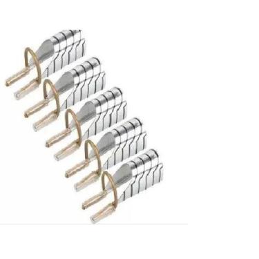 Imagem de Kit 5 Moldes Reutilizável Unhas Postiças Acrigel Porcelana - OEM