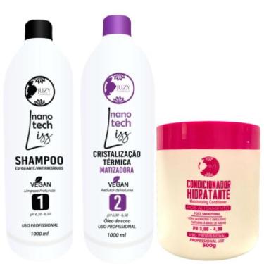 Imagem de Kit Cristalização Matizadora Juzy 1l + Condicionador Pós Química 500g 