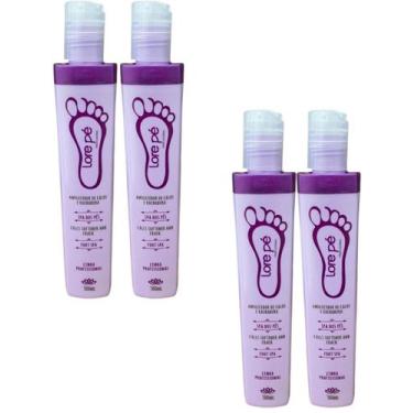 Imagem de AMOLECEDOR DE CALOS E RACHADURAS SPA DOS PÉS 300ml - LORE PÉ kit 4 und