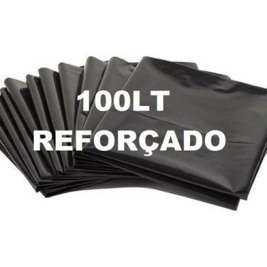 Imagem de Saco De Lixo Reforçado Preto 100 Lts C/100 Unids - HIGIPACK